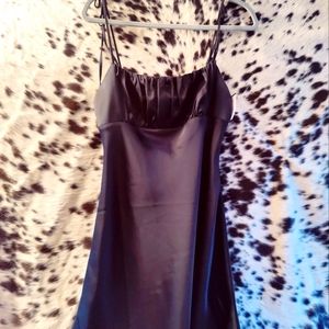 Forever 21 silky mini black dress